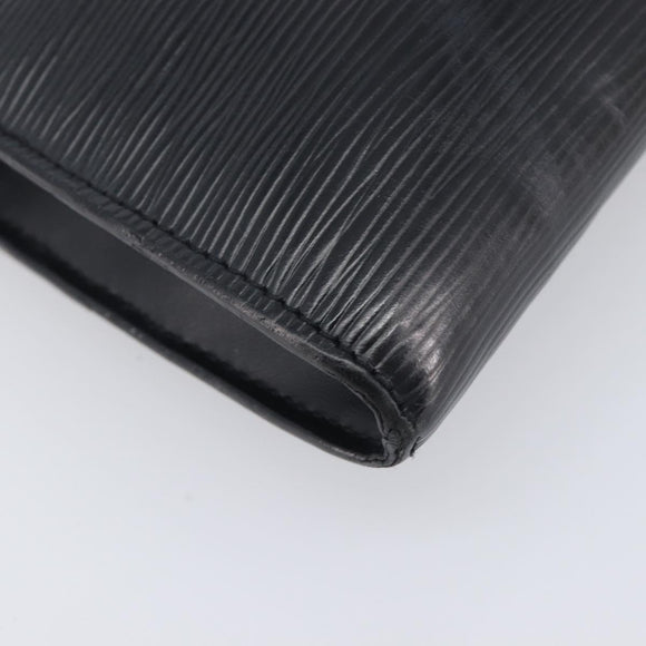 LOUIS VUITTON Epi Pochette Accessoires Pouch Black M52982 LV Auth bs37494