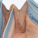 LOEWE Tote Bag Leather Light Blue Gold Auth bs37496A-24