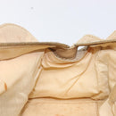 Christian Dior Hand Bag Canvas Beige Gold Auth bs37497-24