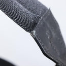 FENDI Monster Backpack Leather Nylon Black Silver Auth bs37498-12