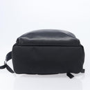 FENDI Monster Backpack Leather Nylon Black Silver Auth bs37498-5