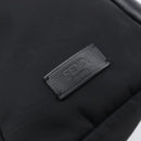 FENDI Monster Backpack Leather Nylon Black Silver Auth bs37498-18