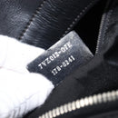 FENDI Monster Backpack Leather Nylon Black Silver Auth bs37498-29