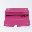 Tiffany & Co. Long Wallet Leather Purple Silver Auth bs37503-19
