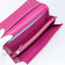 Tiffany & Co. Long Wallet Leather Purple Silver Auth bs37503-9