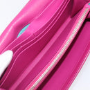 Tiffany & Co. Long Wallet Leather Purple Silver Auth bs37503-10