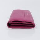 Tiffany & Co. Long Wallet Leather Purple Silver Auth bs37503-4