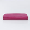 Tiffany & Co. Long Wallet Leather Purple Silver Auth bs37503-6