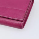 Tiffany & Co. Long Wallet Leather Purple Silver Auth bs37503-14