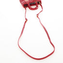 PRADA Hand Bag Leather 2way Red Gold Auth bs37504V-8