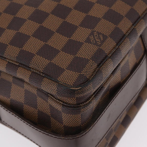 LOUIS VUITTON Damier Ebene Naviglio Shoulder Bag N45255 LV Auth bs37506
