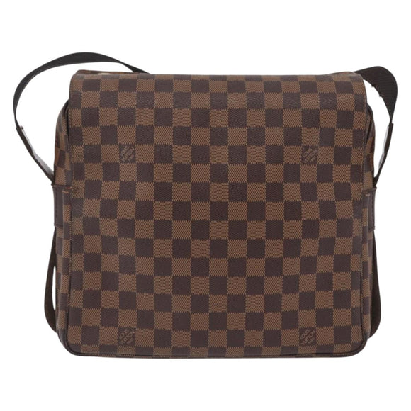 LOUIS VUITTON Damier Ebene Naviglio Shoulder Bag N45255 LV Auth bs37506