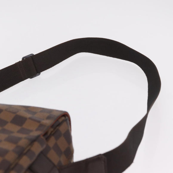 LOUIS VUITTON Damier Ebene Naviglio Shoulder Bag N45255 LV Auth bs37506