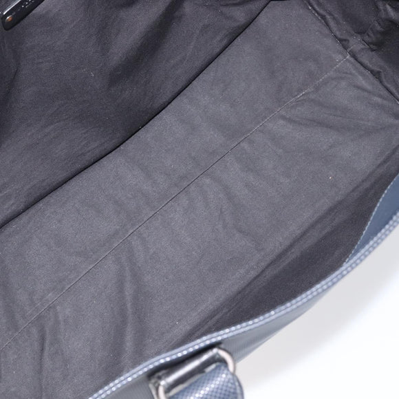 Bottega Veneta Tote Bag Leather Navy Silver 222498 Auth bs37507
