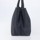 Bottega Veneta Tote Bag Leather Navy Silver 222498 Auth bs37507-4