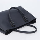 Bottega Veneta Tote Bag Leather Navy Silver 222498 Auth bs37507-7