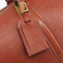LOUIS VUITTON Epi Keepall 45 Boston Bag Brown M42978 LV Auth bs37508-17