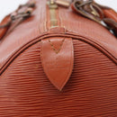 LOUIS VUITTON Epi Keepall 45 Boston Bag Brown M42978 LV Auth bs37508-22