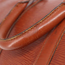 LOUIS VUITTON Epi Keepall 45 Boston Bag Brown M42978 LV Auth bs37508-20