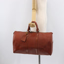 LOUIS VUITTON Epi Keepall 45 Boston Bag Brown M42978 LV Auth bs37508-26