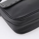 Saint Laurent Shoulder Bag Leather Black Gold Auth bs37510A-14
