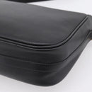 Saint Laurent Shoulder Bag Leather Black Gold Auth bs37510A-15