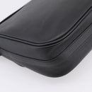 Saint Laurent Shoulder Bag Leather Black Gold Auth bs37510A-16