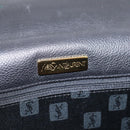 Saint Laurent Shoulder Bag Leather Black Gold Auth bs37510A-11
