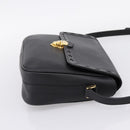 Saint Laurent Shoulder Bag Leather Black Gold Auth bs37510A-4