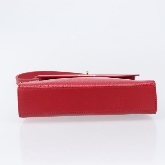LOUIS VUITTON Epi Opera Line Spartan Bag Leather Red M63947 LV Auth bs37512