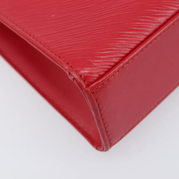 LOUIS VUITTON Epi Opera Line Spartan Bag Leather Red M63947 LV Auth bs37512