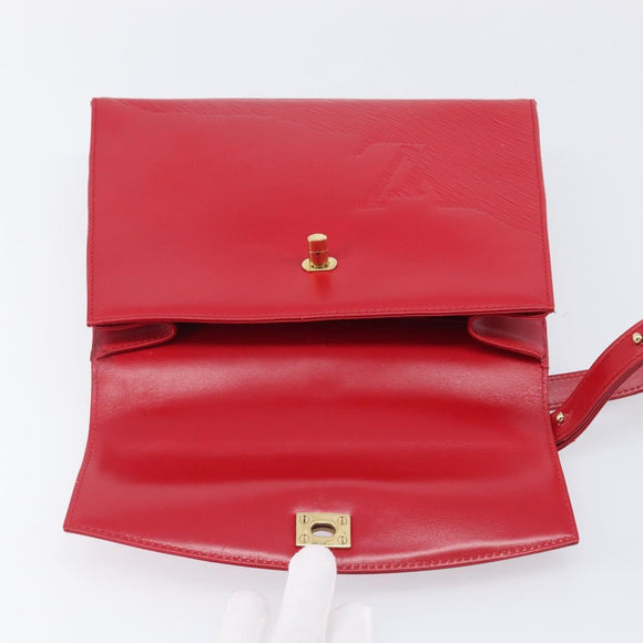 LOUIS VUITTON Epi Opera Line Spartan Bag Leather Red M63947 LV Auth bs37512