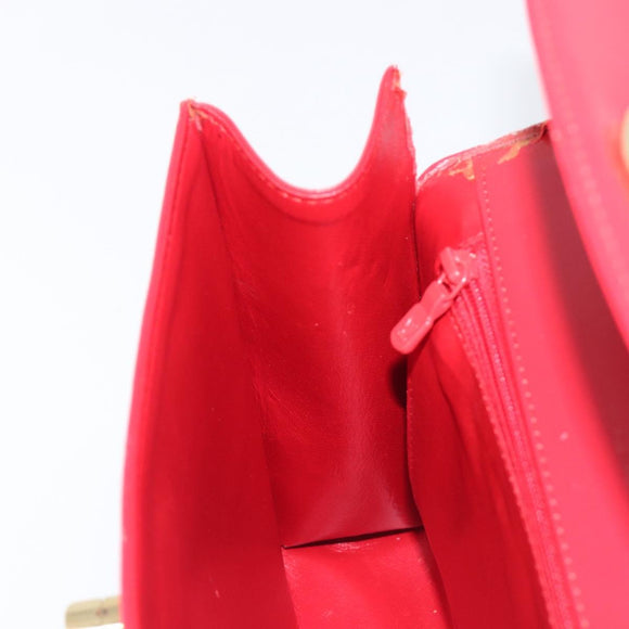 LOUIS VUITTON Epi Opera Line Spartan Bag Leather Red M63947 LV Auth bs37512