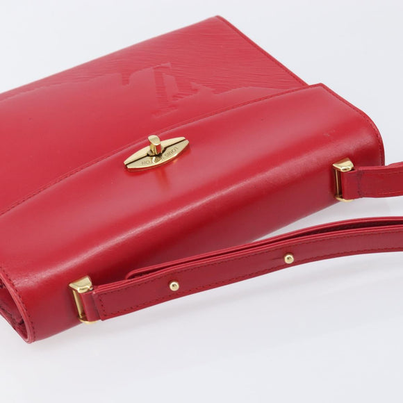 LOUIS VUITTON Epi Opera Line Spartan Bag Leather Red M63947 LV Auth bs37512
