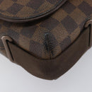 LOUIS VUITTON Damier Ebene Brooklyn MM Shoulder Bag N51211 LV Auth bs37517-17