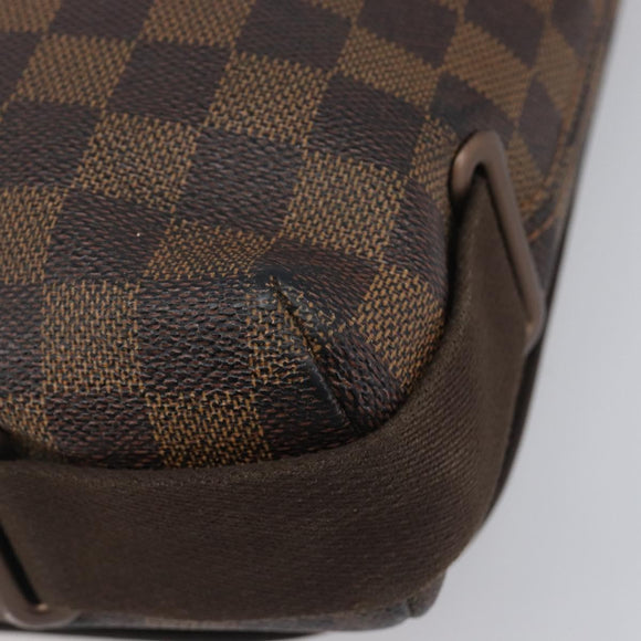 LOUIS VUITTON Damier Ebene Brooklyn MM Shoulder Bag N51211 LV Auth bs37517