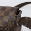 LOUIS VUITTON Damier Ebene Brooklyn MM Shoulder Bag N51211 LV Auth bs37517-10