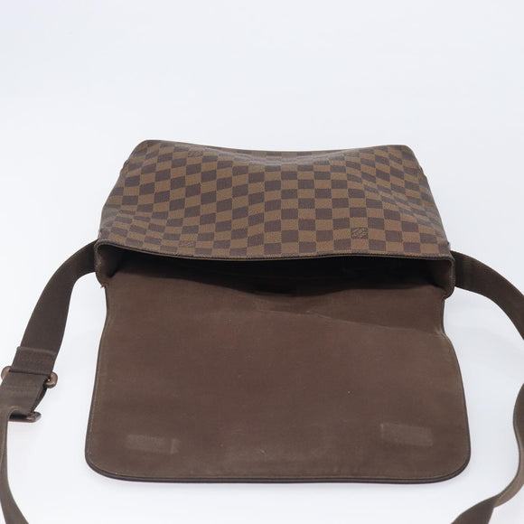 LOUIS VUITTON Damier Ebene Brooklyn MM Shoulder Bag N51211 LV Auth bs37517