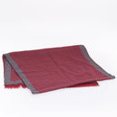 HERMES Scarf Cashmere Red Auth bs37519-6