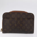 LOUIS VUITTON Monogram Clutch Bag 2 Set LV Auth bs37522-11