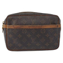 LOUIS VUITTON Monogram Clutch Bag 2 Set LV Auth bs37522-2