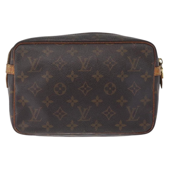 LOUIS VUITTON Monogram Clutch Bag 2 Set LV Auth bs37522