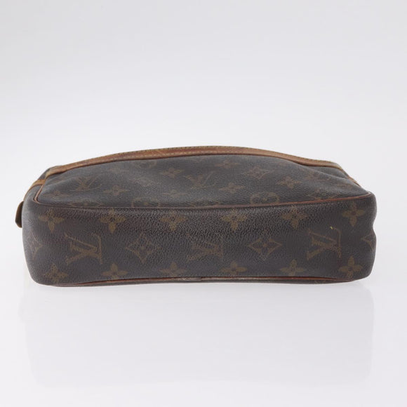 LOUIS VUITTON Monogram Clutch Bag 2 Set LV Auth bs37522