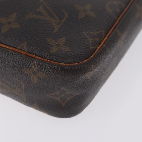 LOUIS VUITTON Monogram Clutch Bag 2 Set LV Auth bs37522
