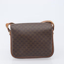 CELINE Macadam Canvas Shoulder Bag PVC Leather 2 Set Brown Auth bs37523-12