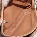 CELINE Macadam Canvas Shoulder Bag PVC Leather 2 Set Brown Auth bs37523-19