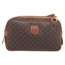CELINE Macadam Canvas Shoulder Bag PVC Leather 2 Set Brown Auth bs37523-2