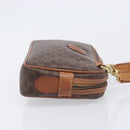 CELINE Macadam Canvas Shoulder Bag PVC Leather 2 Set Brown Auth bs37523-4
