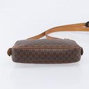 CELINE Macadam Canvas Shoulder Bag PVC Leather 2 Set Brown Auth bs37523-7
