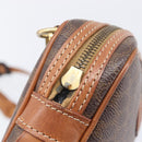 CELINE Macadam Canvas Shoulder Bag PVC Leather 2 Set Brown Auth bs37523-9
